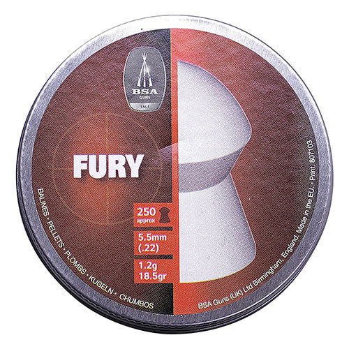 Diabolos Copitas Gamo Bsa Fury Metal Cal. 5.5 Mm 250 Pzas