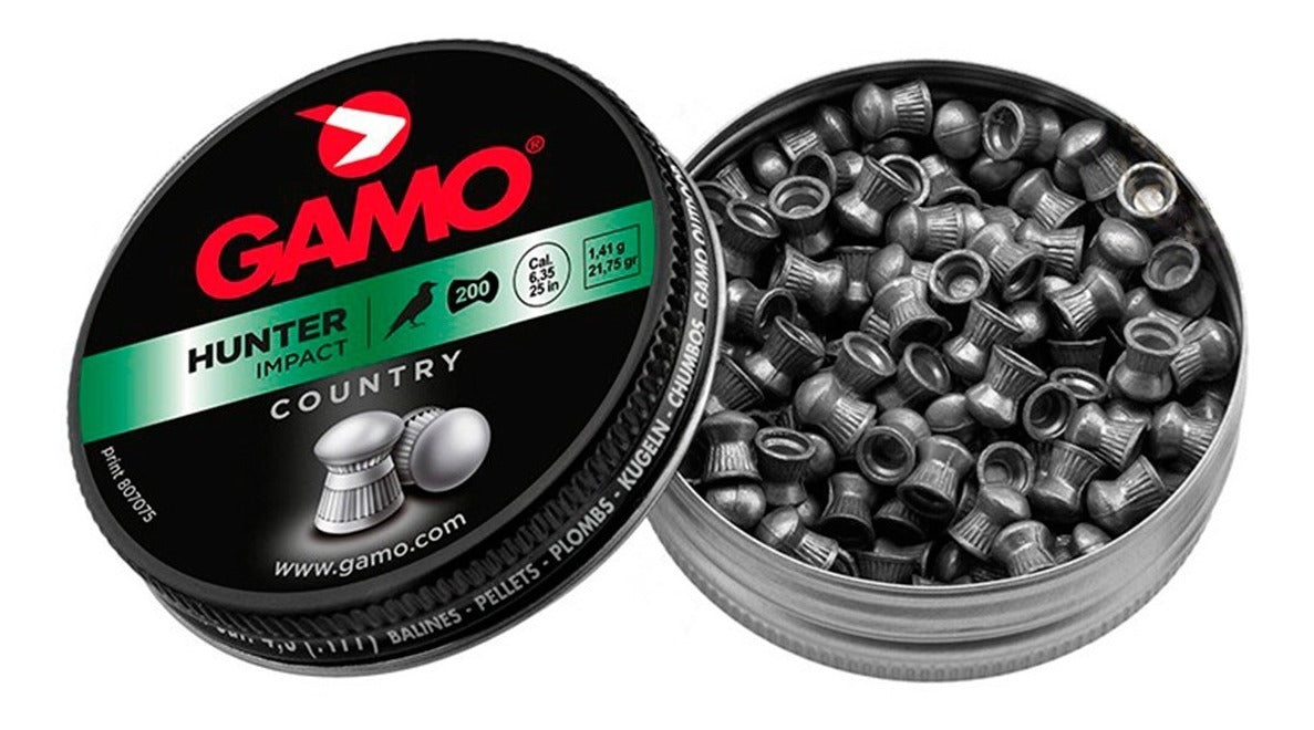 Diabolos Copitas Gamo Hunter Metal Cal. 6.35mm 200 Pzs