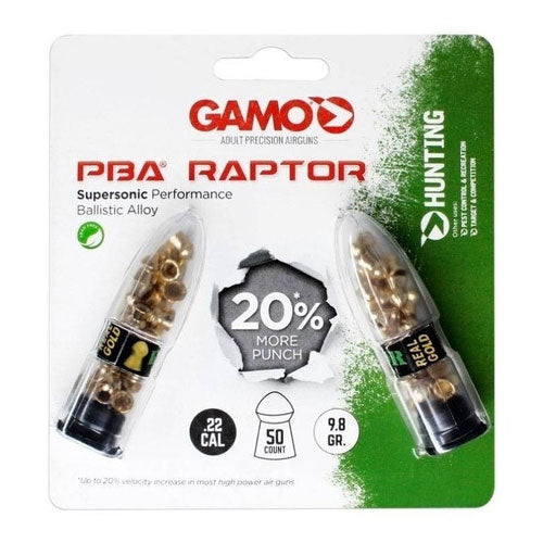 Diábolos Copitas Pba Gamo Raptor Oro Cal. 4.5 Mm 100 Pzas