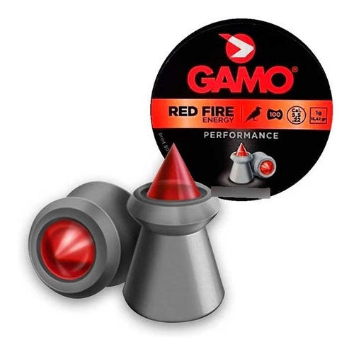 Diábolos Copitas Gamo Red Fire Metal Cal. 5.5 Mm 125 Pzas